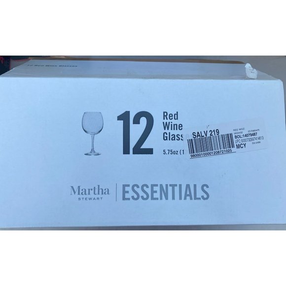 Martha Stewart Dining Martha Stewart Essentials 2pc Red Wine Glasses Set Poshmark